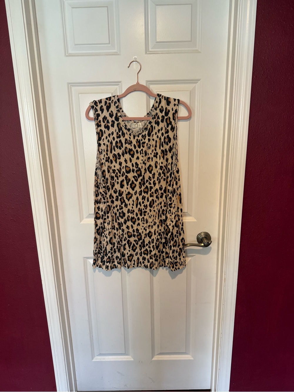 Maurices Leopard Print Tank Dress - Beige, Black & Brown
